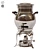 Vintage Nickel Plated Samovar 3D model small image 1