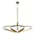 Adjustable Wide Chandelier with Elegance 3D model small image 1