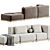 Karimoku N-S02 Modern Sofa 3D model small image 3