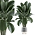 Modern Indoor Plant Model 166 3D model small image 1