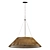 Elegant Designer Nickel Pendant Light 3D model small image 1