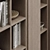 Modern Bookcase Furniture 3D Model 3D model small image 3