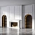 Modern Fireplace No14 3D model small image 2