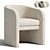 Modern Comfort Mairo Armchair 3D model small image 1