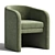 Modern Comfort Mairo Armchair 3D model small image 2