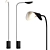 Minimalist Zen-Style Floor Lamp 3D model small image 2