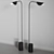Minimalist Zen-Style Floor Lamp 3D model small image 7