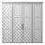 Modular High-Quality Wardrobe 3D model small image 3