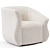 Modern Swivel Chairs Set 3D model small image 3