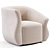 Modern Swivel Chairs Set 3D model small image 5