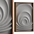 Harmonious Wall Sculpture, Plaster-Woodsemblage 3D model small image 2