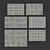 Luxury Gray Marble Materials Kit 3D model small image 4