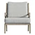 Rolandat Upholstered Accent Chair 3D model small image 2