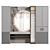 Modern Modular Bathroom Cabinet 3D model small image 1