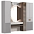 Modern Modular Bathroom Cabinet 3D model small image 2