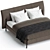 Sleek MolteniC NICK Bed 3D model small image 5