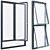 Sleek Windows Design with Vray 3D model small image 2