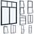 Sleek Modern Windows with Charm 3D model small image 7