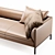 Elegant Paul Sofa Design 3D model small image 2