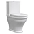 Compact Rimless Toilet CEZARES GIUBILEO 3D model small image 3