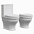 Compact Rimless Toilet CEZARES GIUBILEO 3D model small image 5
