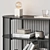 Haris Black Bookshelf with Decor 3D model small image 3