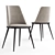 Elegant Aurora Imbottita Dining Chair 3D model small image 4