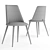 Elegant Aurora Imbottita Dining Chair 3D model small image 6