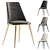 Elegant Aurora Imbottita Dining Chair 3D model small image 14