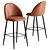 Paris Bar Stool: Modern Elegance 3D model small image 1