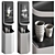 Dispenser Duo White/Silver Cooler 3D model small image 1