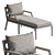 Elegant Outdoor Chaise: Bella Vista 3D model small image 5