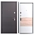 Avangard QDoors Metal Entrance Door 3D model small image 3
