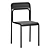 2021 Ascona Chair in Black 3D model small image 1