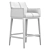 Elegant Carter Bar Chair 3D model small image 5