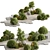 Urban Park Environment Wall Art 3D model small image 1