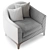 Luxury Modern Armchair PR.742 3D model small image 5