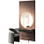 Elegant Porada Dressing Table 3D model small image 1