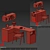 Transforming Axel-1 Furniture Set 3D model small image 9