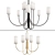 Harlem 10-Light Chandelier Fixture 3D model small image 1