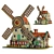 Play the Game Windmill Constructor 3D model small image 1