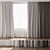 Corona Render Curtain 3Ds Max 3D model small image 1