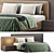 Double Bed by Lazzoni 3D model small image 2