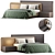 Double Bed by Lazzoni 3D model small image 3