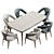 Modern Playground Dining Set 3D model small image 5