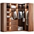 Smoothed Wardrobe 3D Model 3D model small image 1