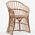 Positano Dining Chair: Versatile Outdoor Seating 3D model small image 2