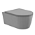 AM.PM Func Wall-Hung Toilet 3D model small image 4