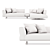 Elegant Modular Sofa Series "TAKT C1 3D model small image 4
