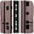 Mirage Metal Entry Door Set 3D model small image 2